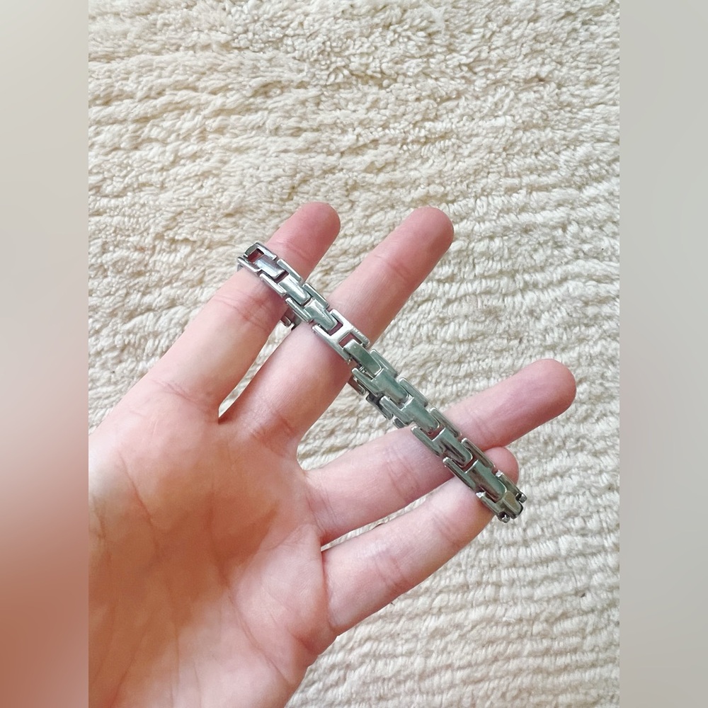 EUC Express Silver Link Watch Band Bracelet Chain Jewelry Holiday